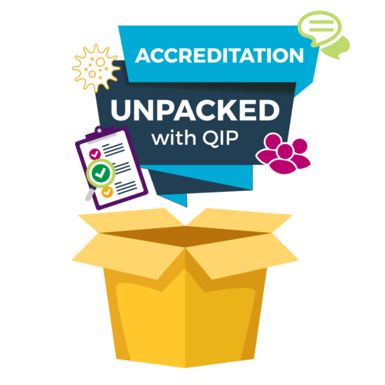 QIP Accreditation Unpacked Webinar Logo